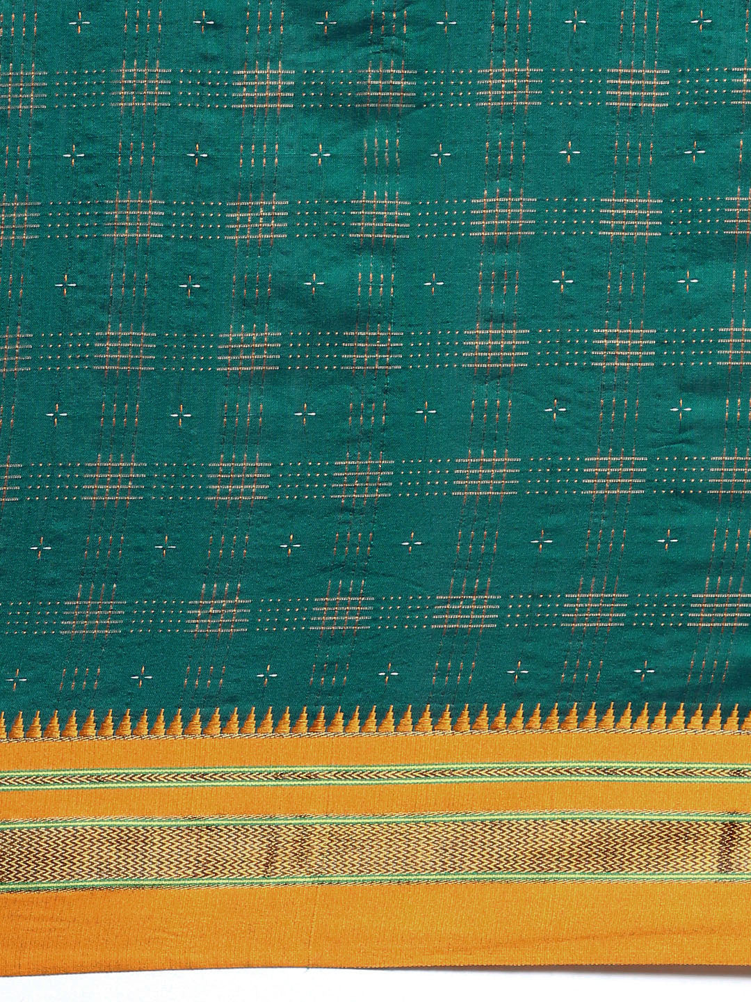 Green Ilkal Handloom Saree