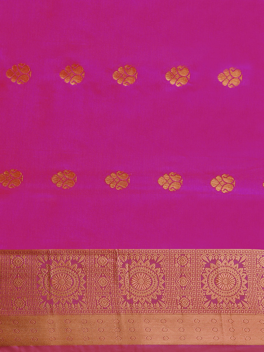 Royal Blue Kanchipuram Butta Work Saree
