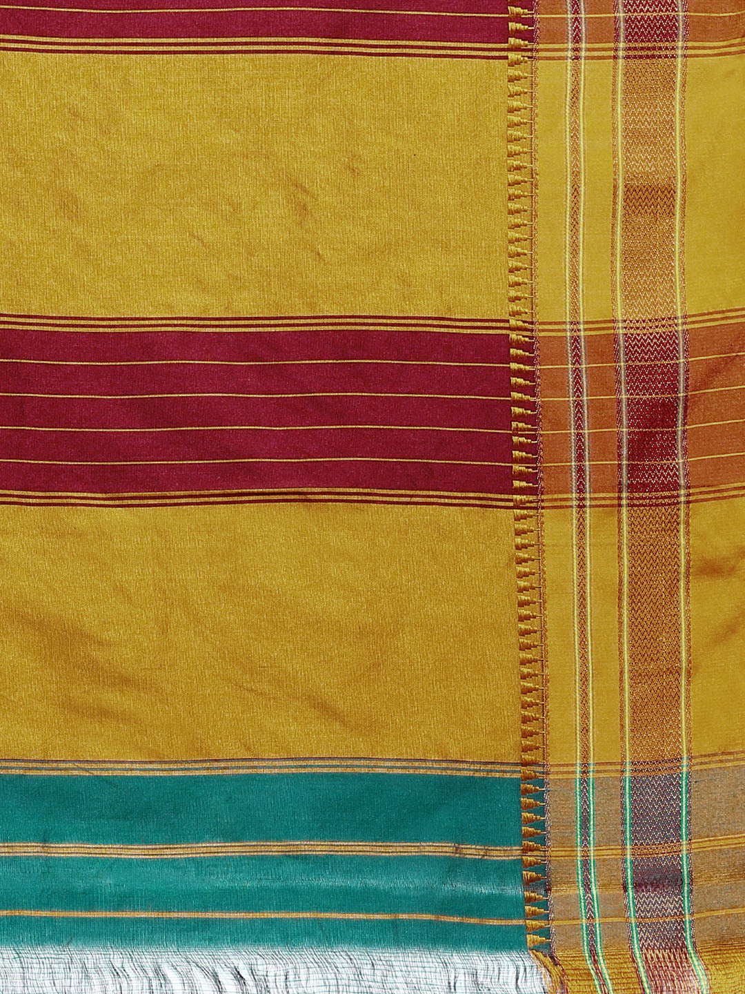 Green Ilkal Handloom Saree