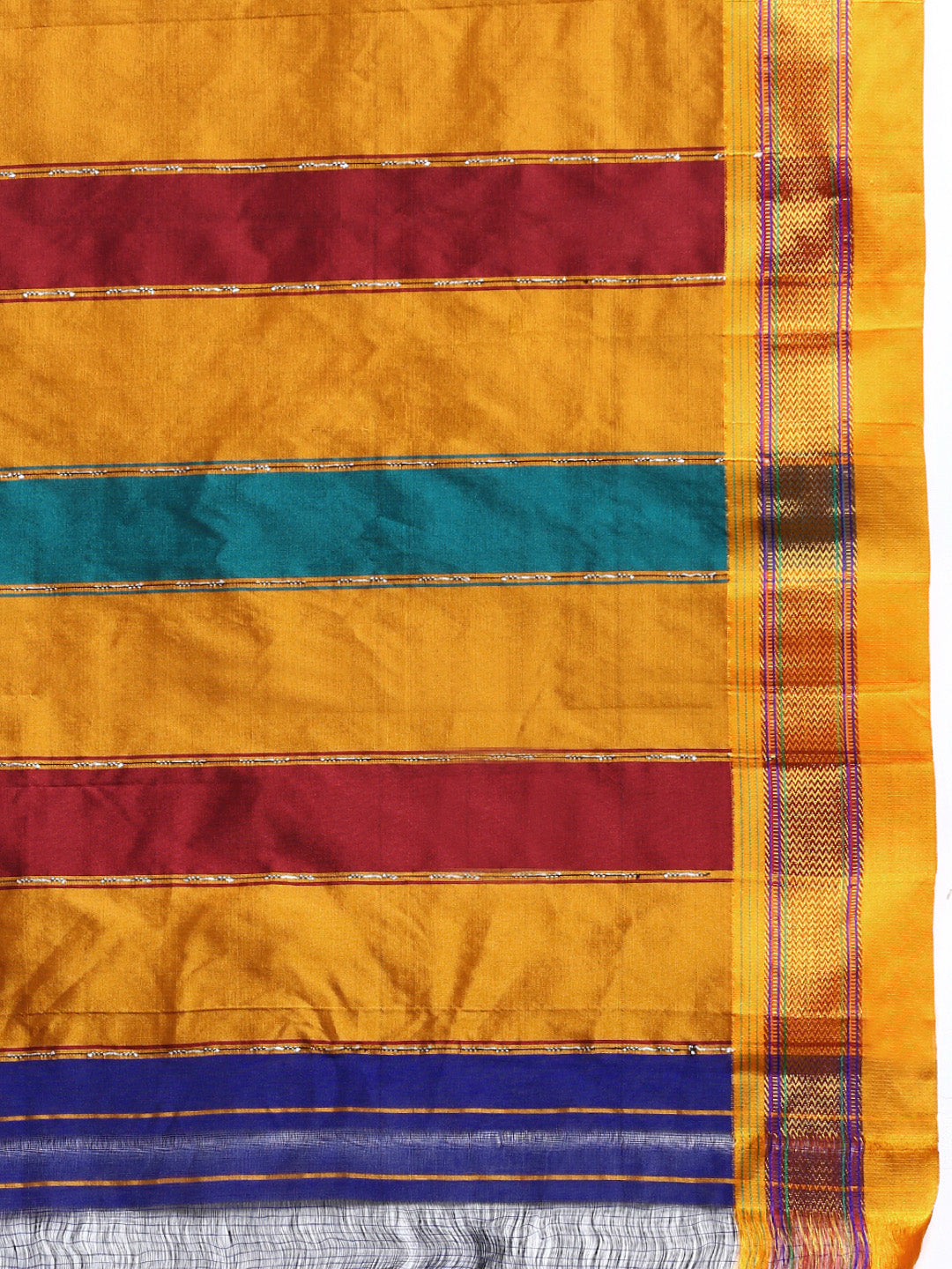 Royal Blue Ilkal Handloom Saree
